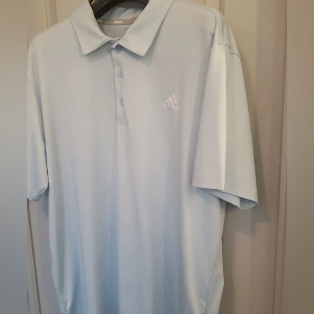 Adidas Golf Polo Baby Blue M
